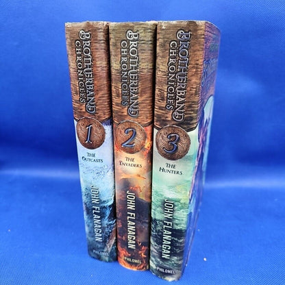 Brotherband Chronicles John Flanagan Collection 1-3 Hardcover 1st/1st Editions