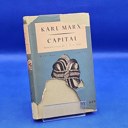 CAPITAL Volume 2 by Karl Marx Everyman's Library No. 849 Hardcover Vintage 1946