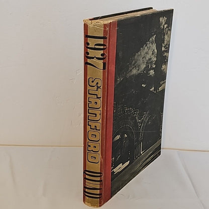 1937 Stanford University Yearbook Annual Quad Hardcover HC Vintage Rare